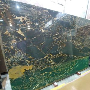 Đá Marble Đen Hoa Vàng