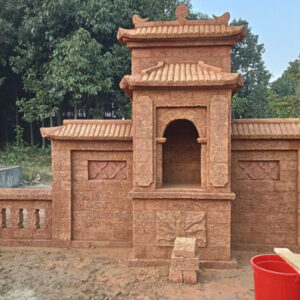 Thi công lăng mộ đá ong